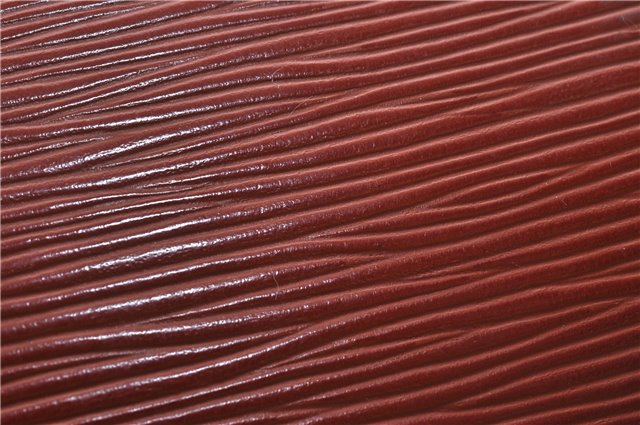 Auth Louis Vuitton Epi Cartouchiere MM Shoulder Cross Bag M52243 Brown 3469D