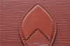 Auth Louis Vuitton Epi Cartouchiere MM Shoulder Cross Bag M52243 Brown 3469D