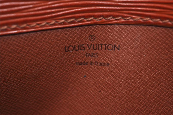 Auth Louis Vuitton Epi Cartouchiere MM Shoulder Cross Bag M52243 Brown 3469D