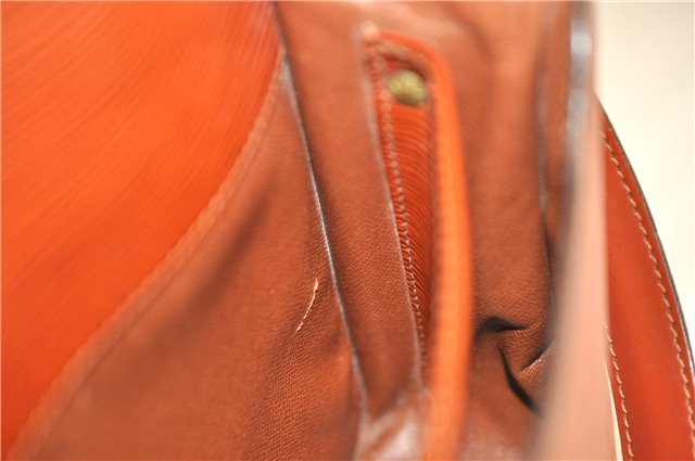 Auth Louis Vuitton Epi Cartouchiere MM Shoulder Cross Bag M52243 Brown 3469D