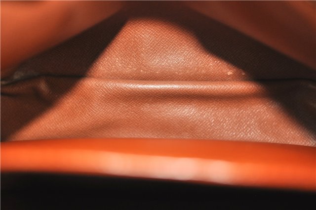 Auth Louis Vuitton Epi Cartouchiere MM Shoulder Cross Bag M52243 Brown 3469D