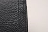 Authentic YVES SAINT LAURENT Vintage Bifold Wallet Purse Leather Black 3469I