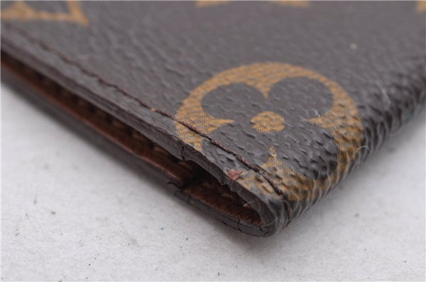 Auth Louis Vuitton Monogram Porte Valeurs Cartes Credit Wallet M61823 LV 3473D