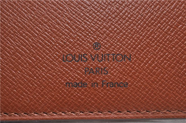 Auth Louis Vuitton Monogram Porte Valeurs Cartes Credit Wallet M61823 LV 3473D