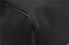 Authentic PRADA Vintage Canvas Leather 2Way Shoulder Hand Bag Black 3473F