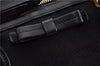 Authentic PRADA Vintage Canvas Leather 2Way Shoulder Hand Bag Black 3473F