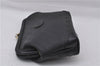 Authentic GUCCI Micro GG PVC Leather Pouch Purse Black 3474D