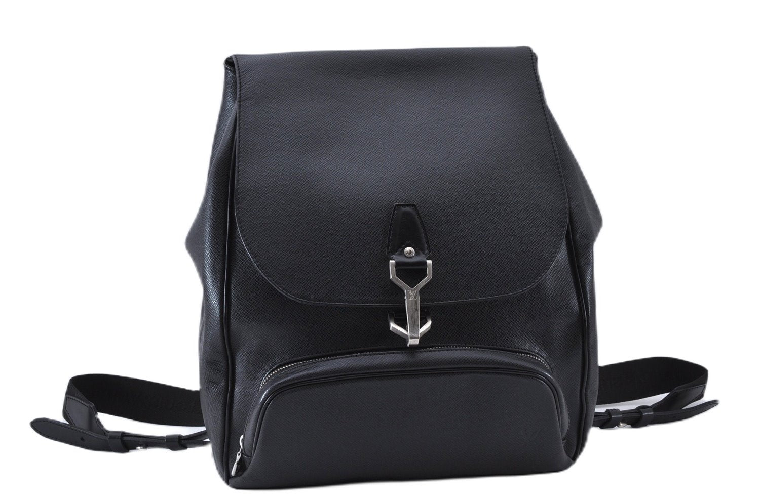 Authentic Louis Vuitton Taiga Cashier Backpack Black M30172 LV 3474F