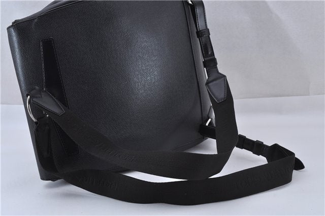 Authentic Louis Vuitton Taiga Cashier Backpack Black M30172 LV 3474F