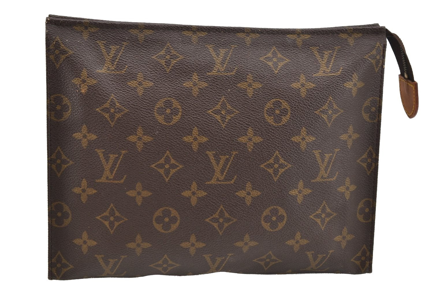Auth Louis Vuitton Monogram Poche Toilette 26 M47542 Cosmetics Pouch Junk 3474I