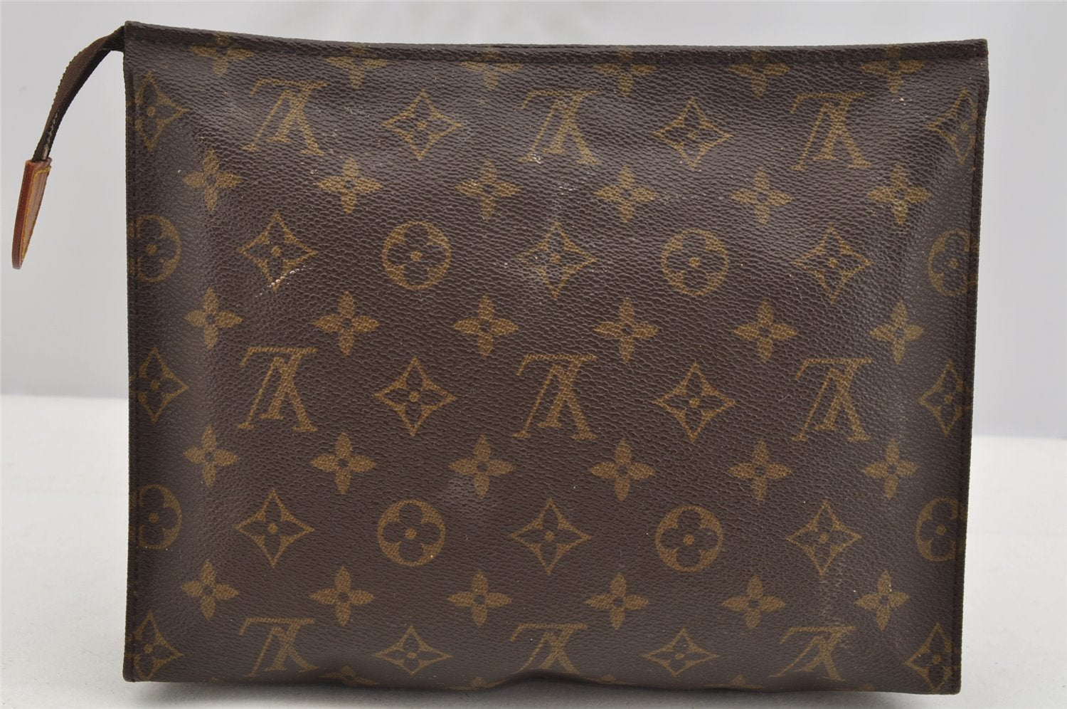 Auth Louis Vuitton Monogram Poche Toilette 26 M47542 Cosmetics Pouch Junk 3474I