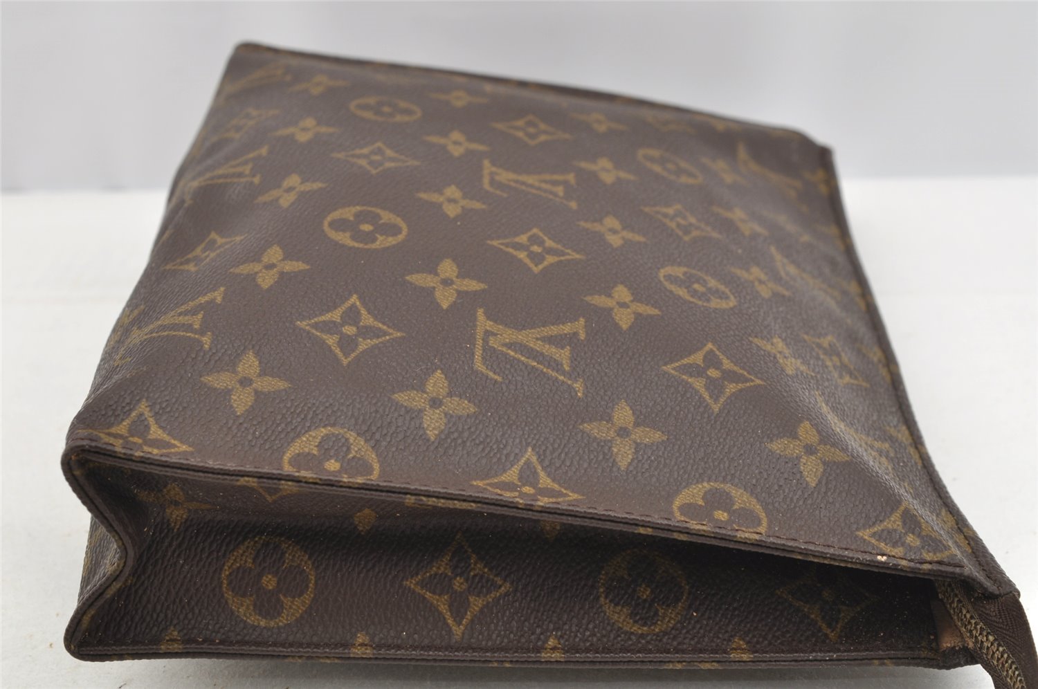 Auth Louis Vuitton Monogram Poche Toilette 26 M47542 Cosmetics Pouch Junk 3474I