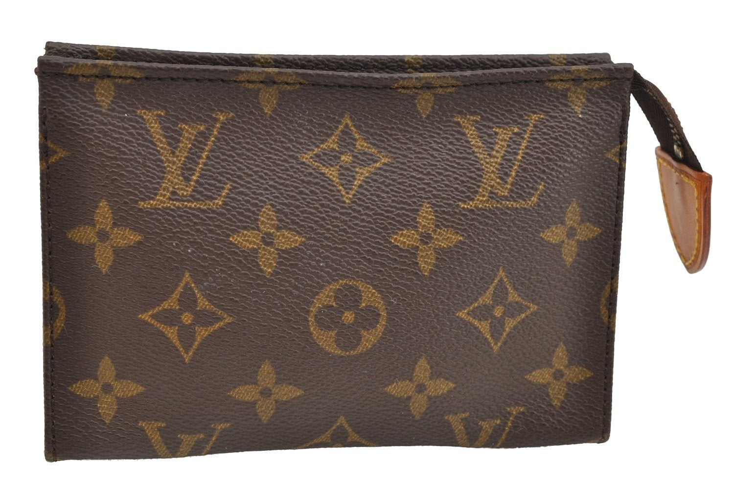 Authentic Louis Vuitton Monogram Poche Toilette 15 M47546 Cosmetics Pouch 3475I
