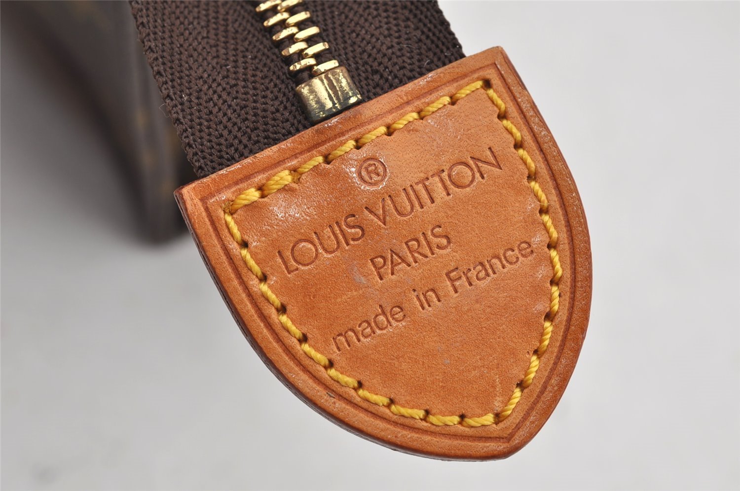 Authentic Louis Vuitton Monogram Poche Toilette 15 M47546 Cosmetics Pouch 3475I