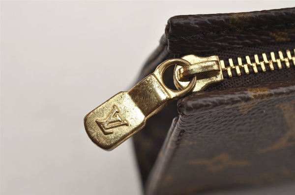 Authentic Louis Vuitton Monogram Poche Toilette 15 M47546 Cosmetics Pouch 3475I