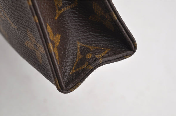 Authentic Louis Vuitton Monogram Poche Toilette 15 M47546 Cosmetics Pouch 3475I