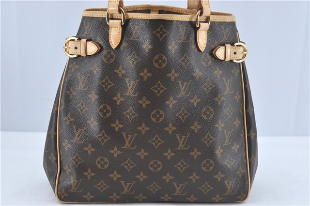 Authentic Louis Vuitton Monogram Batignolles Vertical Tote Bag M51153 LV 3476D