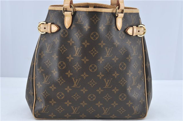 Authentic Louis Vuitton Monogram Batignolles Vertical Tote Bag M51153 LV 3476D