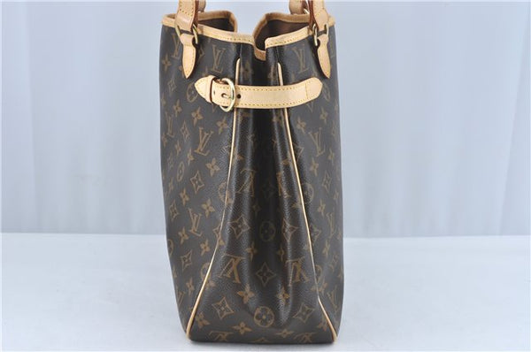 Authentic Louis Vuitton Monogram Batignolles Vertical Tote Bag M51153 LV 3476D