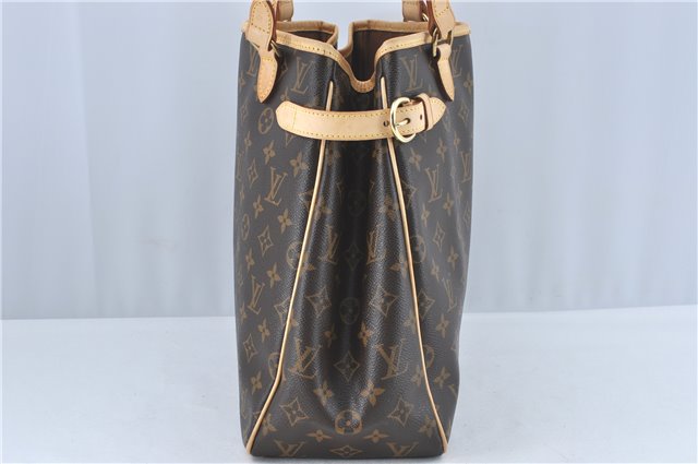 Authentic Louis Vuitton Monogram Batignolles Vertical Tote Bag M51153 LV 3476D
