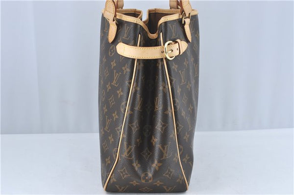 Authentic Louis Vuitton Monogram Batignolles Vertical Tote Bag M51153 LV 3476D