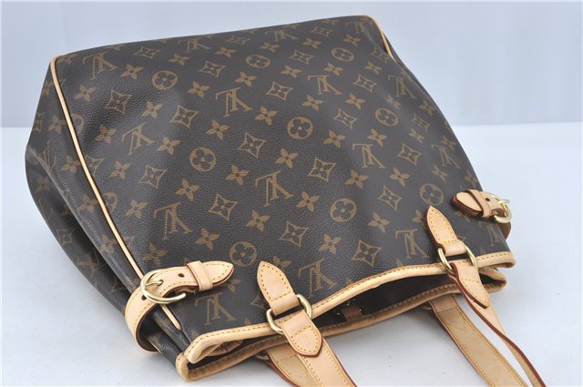 Authentic Louis Vuitton Monogram Batignolles Vertical Tote Bag M51153 LV 3476D