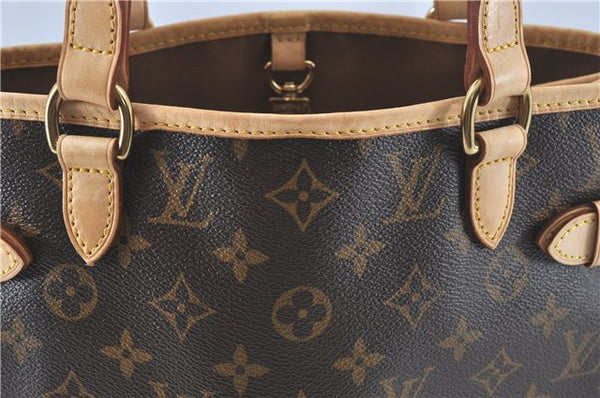 Authentic Louis Vuitton Monogram Batignolles Vertical Tote Bag M51153 LV 3476D