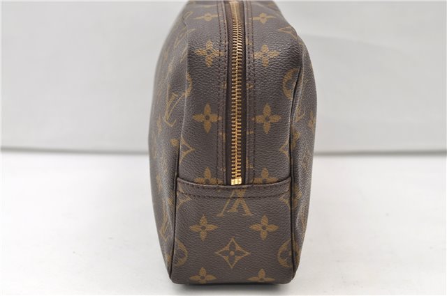 Auth Louis Vuitton Monogram Trousse Toilette 28 Clutch Hand Bag M47522 LV 3478E