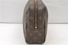 Auth Louis Vuitton Monogram Trousse Toilette 28 Clutch Hand Bag M47522 LV 3478E