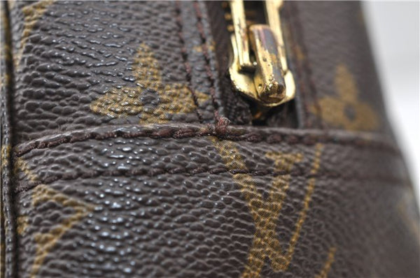 Auth Louis Vuitton Monogram Trousse Toilette 28 Clutch Hand Bag M47522 LV 3478E