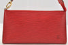 Authentic Louis Vuitton Epi Pochette Accessoires Pouch Red M52947 LV Junk 3478I