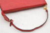 Authentic Louis Vuitton Epi Pochette Accessoires Pouch Red M52947 LV Junk 3478I
