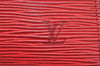 Authentic Louis Vuitton Epi Pochette Accessoires Pouch Red M52947 LV Junk 3478I