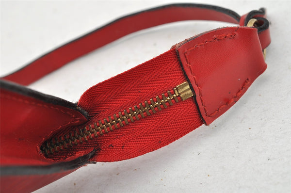Authentic Louis Vuitton Epi Pochette Accessoires Pouch Red M52947 LV Junk 3478I
