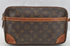 Authentic Louis Vuitton Monogram Compiegne 28 Clutch Hand Bag M51845 LV 3482I