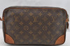 Authentic Louis Vuitton Monogram Compiegne 28 Clutch Hand Bag M51845 LV 3482I