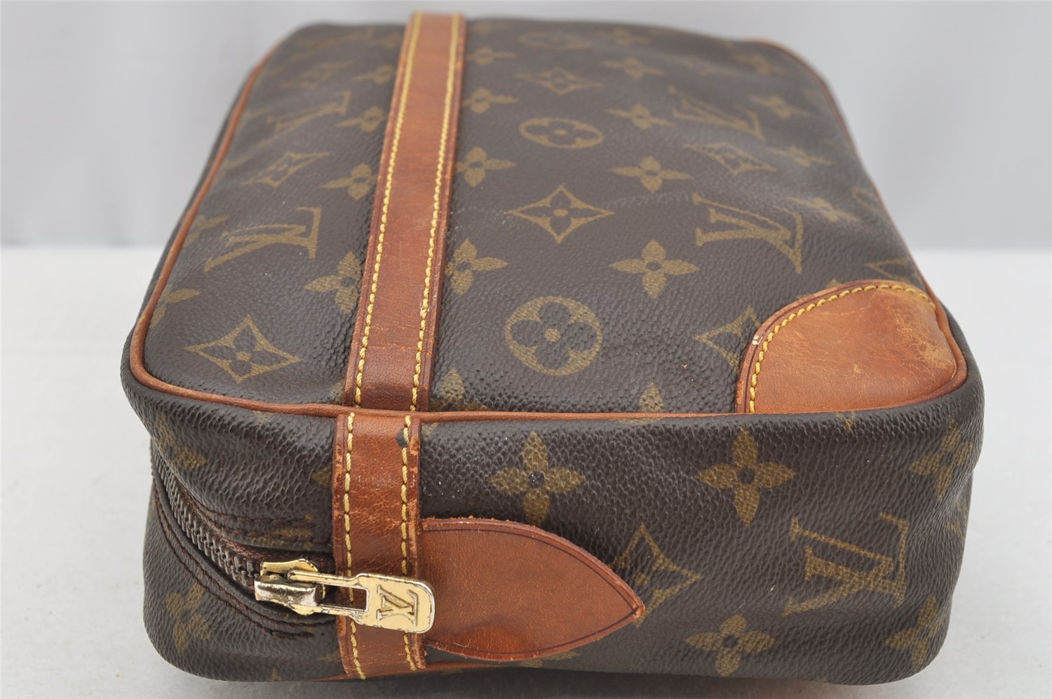 Authentic Louis Vuitton Monogram Compiegne 28 Clutch Hand Bag M51845 LV 3482I