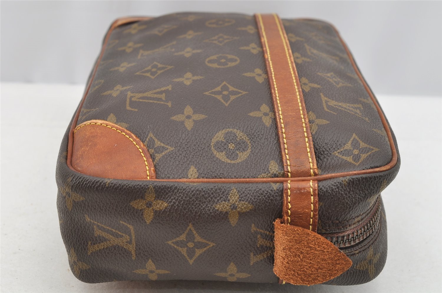 Authentic Louis Vuitton Monogram Compiegne 28 Clutch Hand Bag M51845 LV 3482I