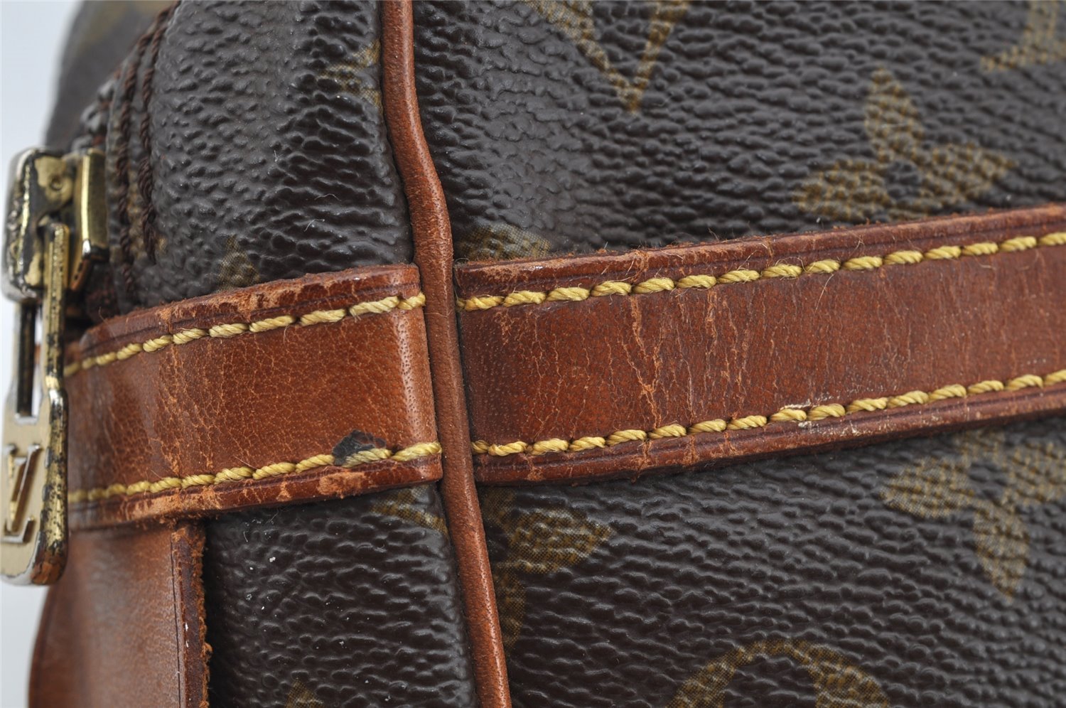 Authentic Louis Vuitton Monogram Compiegne 28 Clutch Hand Bag M51845 LV 3482I