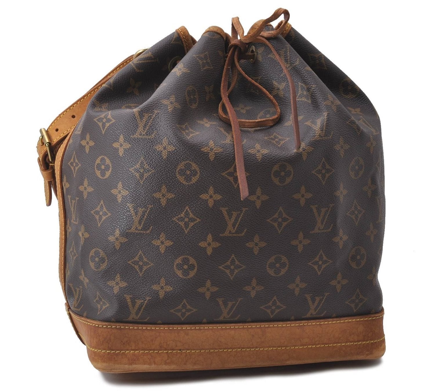 Authentic Louis Vuitton Monogram Noe Shoulder Bag M42224 LV 3484D