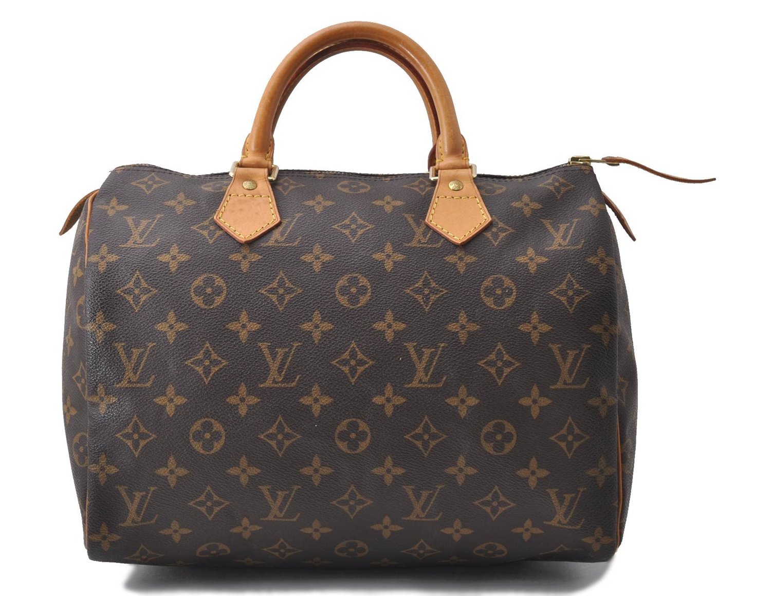 Authentic Louis Vuitton Monogram Speedy 30 Hand Bag Purse M41526 LV 3487D