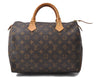 Authentic Louis Vuitton Monogram Speedy 30 Hand Bag Purse M41526 LV 3487D