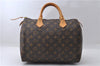 Authentic Louis Vuitton Monogram Speedy 30 Hand Bag Purse M41526 LV 3487D