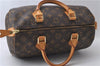 Authentic Louis Vuitton Monogram Speedy 30 Hand Bag Purse M41526 LV 3487D