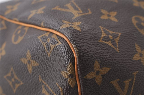Authentic Louis Vuitton Monogram Speedy 30 Hand Bag Purse M41526 LV 3487D