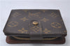 Authentic Louis Vuitton Monogram Compact Zip Bifold Wallet Purse M61667 LV 3494D