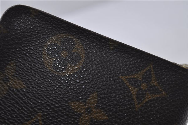 Authentic Louis Vuitton Monogram Compact Zip Bifold Wallet Purse M61667 LV 3494D