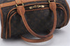 Authentic Louis Vuitton Monogram Sac Chaussures 40 Boston Bag M41924 LV 3498D