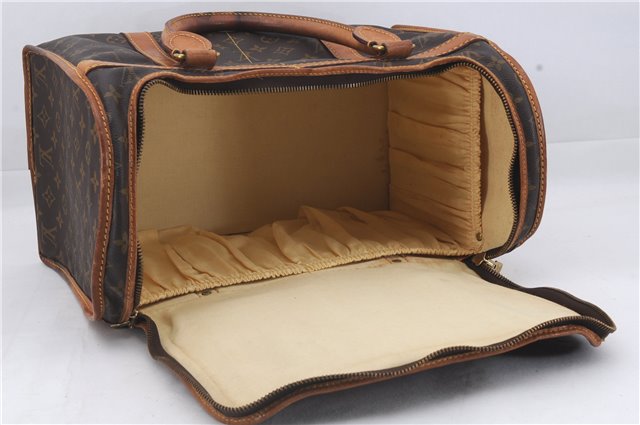 Authentic Louis Vuitton Monogram Sac Chaussures 40 Boston Bag M41924 LV 3498D