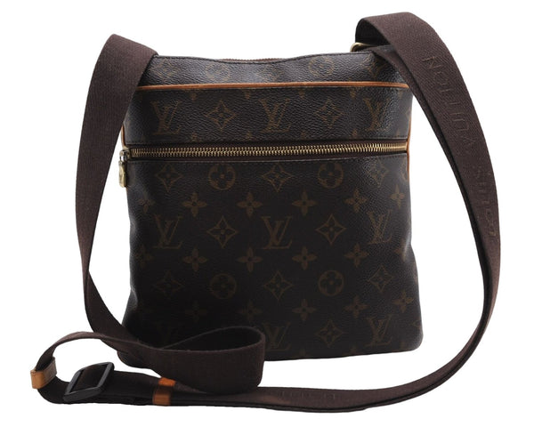 Authentic Louis Vuitton Monogram Pochette Valmy M40524 Shoulder Cross Bag 3498E